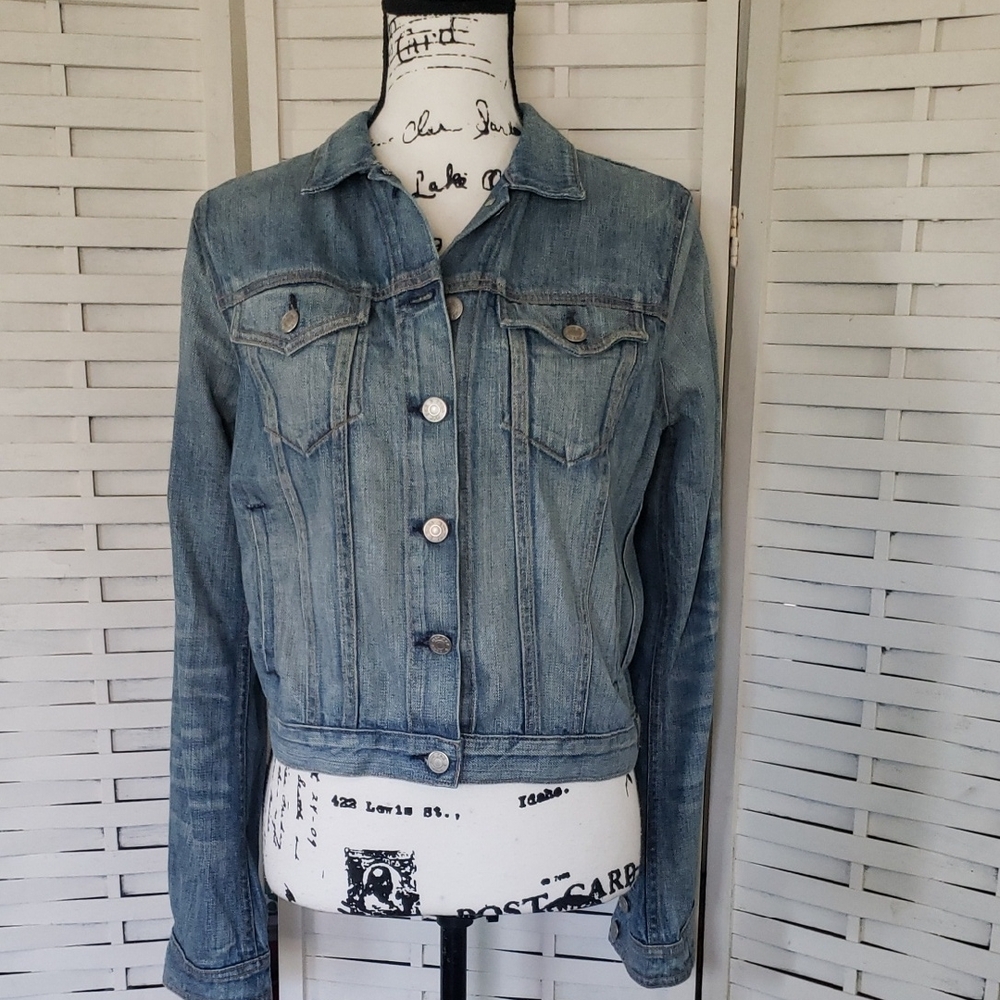 rag & bone Light Blue Jean Jacket